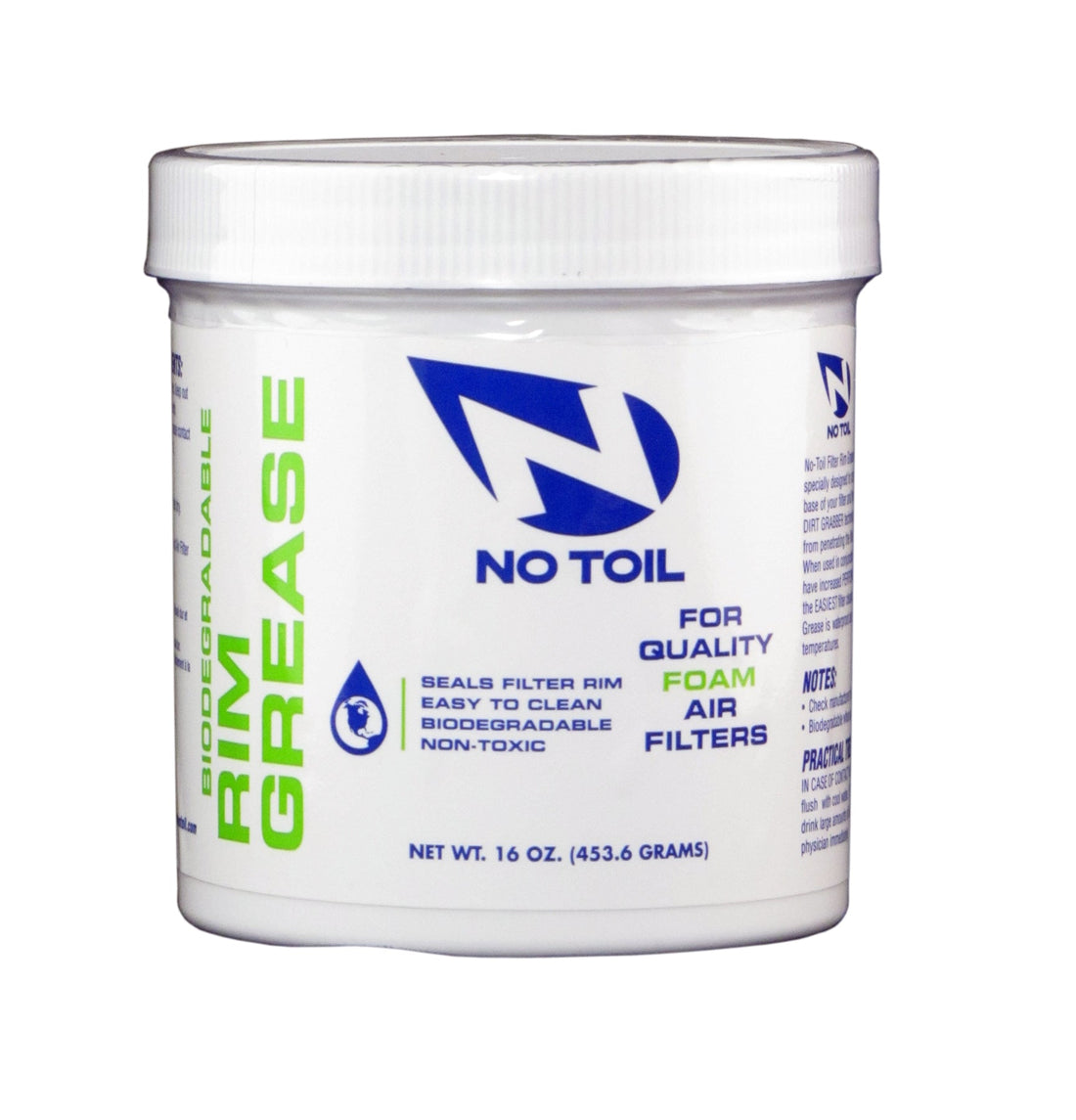 Air Filter Rim Grease Tub 16 oz : NT06