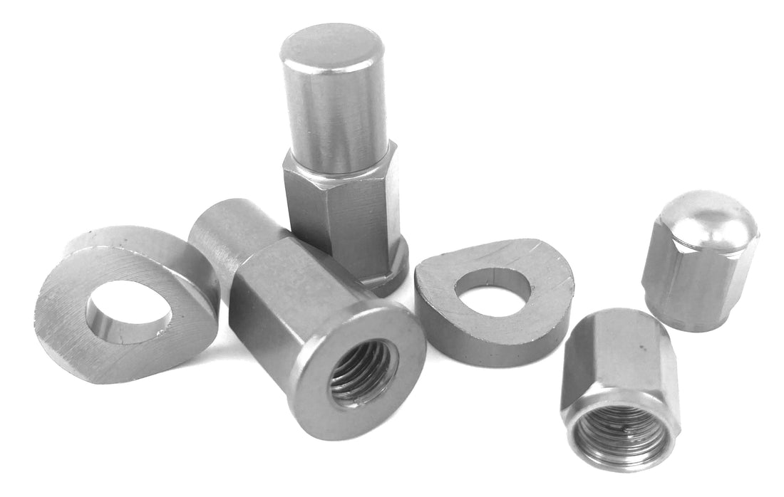 Rim Lock & Valve Stem Kit - Silver : NTRK001