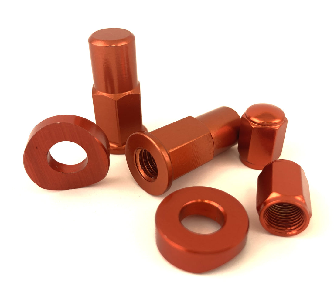 Rim Lock & Valve Stem Kit - Orange : NTRK006